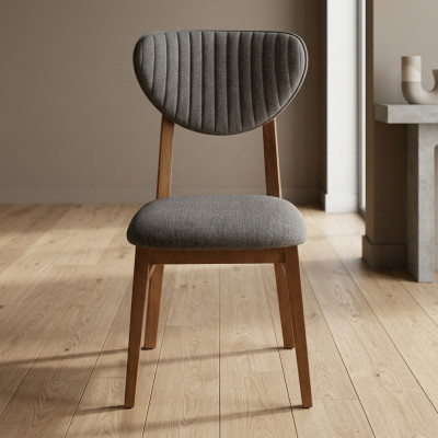 Ruskea puinen designer nojatuoli Luxus ruokailuryhmän istuimet