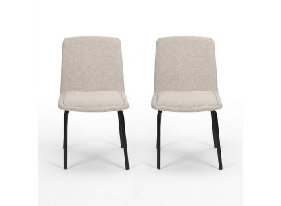 Valkoiset nojatuolit Designer 2x Ruokailutuolit Modernit keittiötuolit