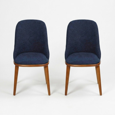 Tyylikkäät siniset ruokailuhuoneen tuolit Designer sisustus Tuolisarja huonekalut