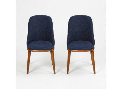 Tyylikkäät siniset ruokailuhuoneen tuolit Designer sisustus Tuolisarja huonekalut