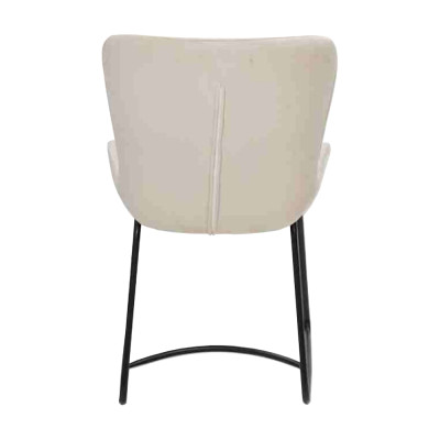 Ruokailuhuoneen tuoli Valkoinen 6x tuolia Ruokailuhuone Modernit tuolit Metalli Design