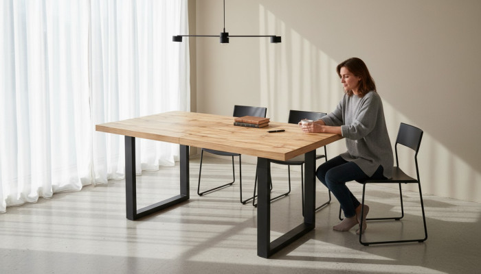 Ruokapöytä Pöytä Ruokailuhuone Olohuone Huonekalut Design Luksus Moderni Pöydät
