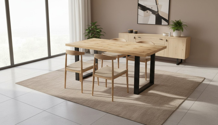 Ruokapöytä Pöytä Ruokailuhuone Olohuone Huonekalut Design Luksus Moderni Pöydät
