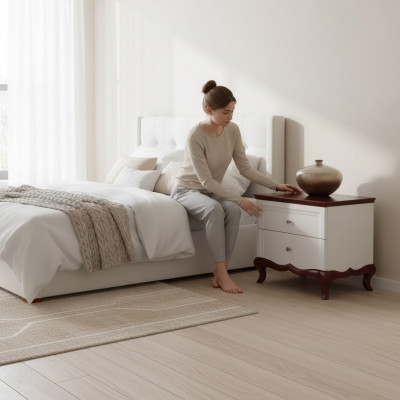 Yöpöytä Sivupöydät Puu Uusi Luxus designer huonekalut Makuuhuone