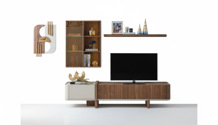 Wohnwand Design olohuonekaluste Seinäkaappi Uusi Seinä hylly