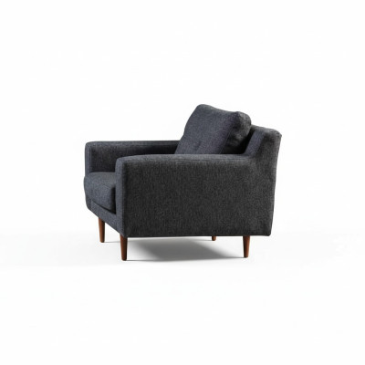 Harmaa olohuoneen nojatuoli designer yksipaikkainen luksus 1-paikkainen 2-osainen