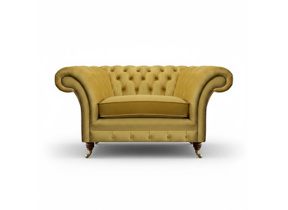 Uusi Luksus Nojatuoli Keltainen Istuin Sisustus Chesterfield Olohuone Tekstiili