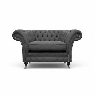 Chesterfield Sessel Polstermöbel Luxus Textil Möbel Wohnzimmer  Chesterfield