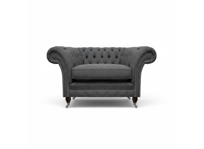 Chesterfield Sessel Polstermöbel Luxus Textil Möbel Wohnzimmer  Chesterfield