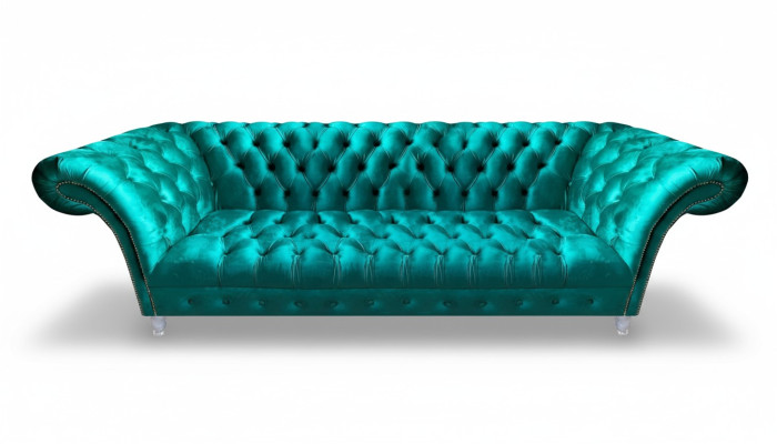 Chesterfield Luxus Modern Kolmen Istuttava Soofa Designer Olohuone Uusi