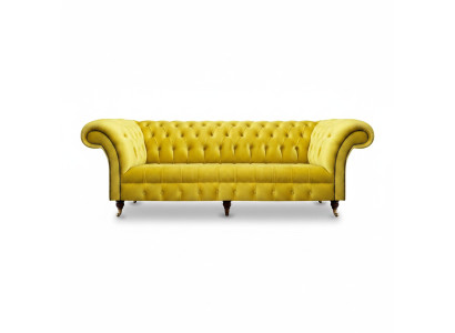 Ylellinen Chesterfield-istuinhuonekalu suunnittelija olohuone pehmustetut tekstiilisohtimet