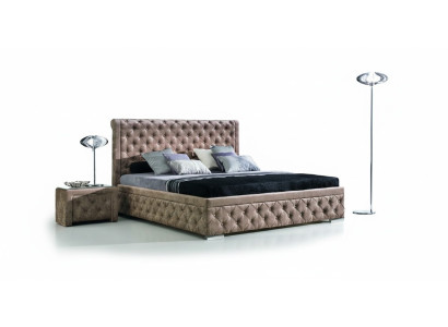Ylellinen Chesterfield-sänky tyylikkäässä modernissa tyylissä