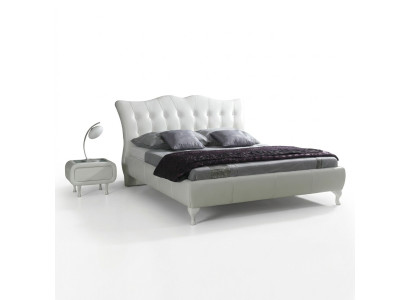 Bett Chesterfield - Tyynyvetoisen sängyn luksusmalli, kaksoismakuuhuoneen design-sänky, uusi sänky