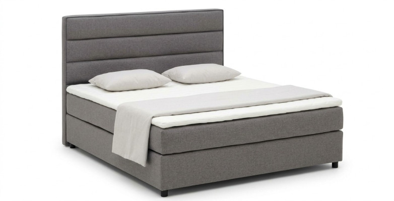 Manner-Textil Boxspring-vuode Sängyt Patjat Korkea Kaksois Nahka
