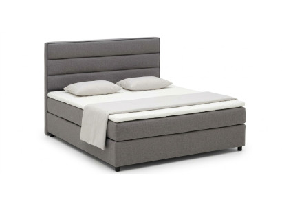 Manner-Textil Boxspring-vuode Sängyt Patjat Korkea Kaksois Nahka
