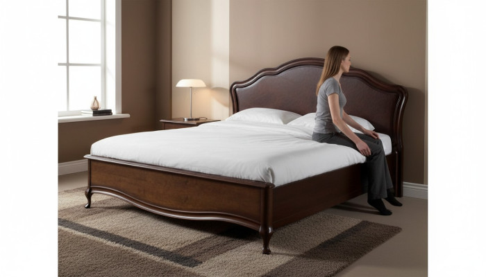Bett Ehebett Chippendale kaksivuode kuninkaanvuode kolonial makuuhuone malli V-P-N