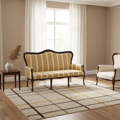 Klassinen soifa Italialaiset huonekalut Chesterfield-sohva Sohvaryhmä W-sohva3