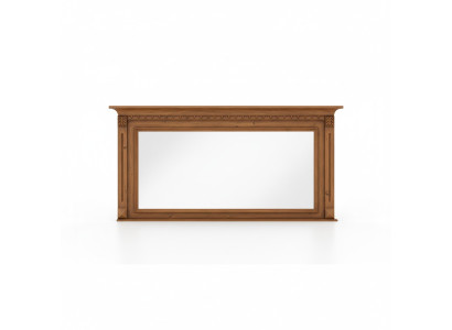 Klassinen muotoilijan peili seinäpeili aidolla puuraamilla koloniaalityyli
