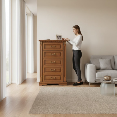 Klassinen lipasto Lipastot Kaappi Sideboard Massiivi huonekalut Kolonial Uusi OK5
