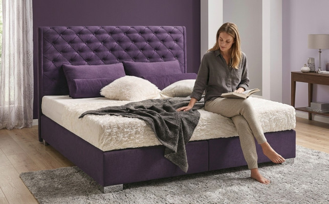 Design-pehmuste Sänky Nahka Kaksois Hotelli Avio Makuuhuone Boksisprngi Boksi Uusi