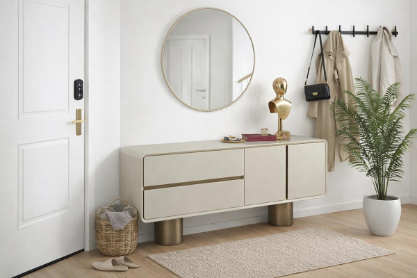 Italialainen sininen design-sohva 4 hengelle