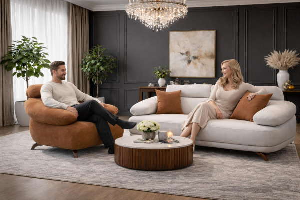 Ylellinen yöpöytä moderniin makuuhuoneeseen