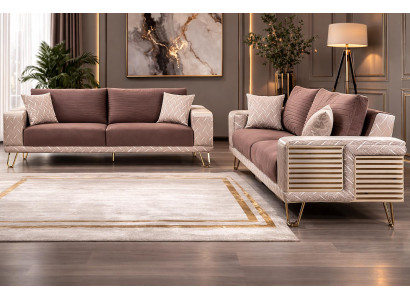 Modernit beige olohuonekalusteet