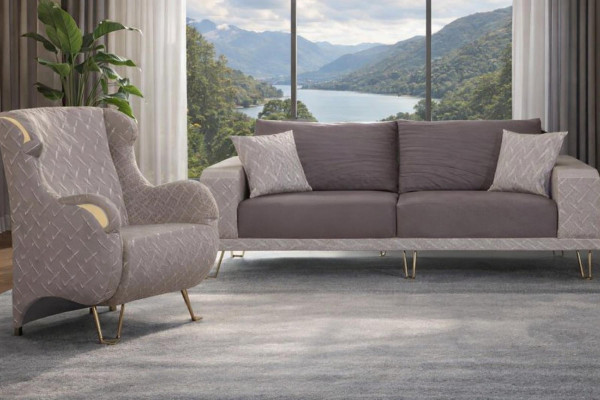Tyylikäs beige sohvatabletti