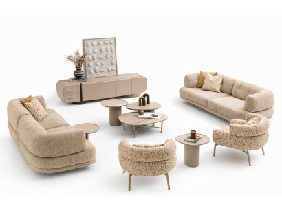 XXL Iso Sohva Chesterfield 240cm Verhoiltu Sohva 4 Henkilölle Nahka Tekstiili #241