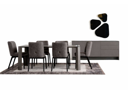 XXL Iso Sohva Chesterfield 270cm 5 Istuinsijaa Nahka Tekstiili Sohvat Lounge Klubi