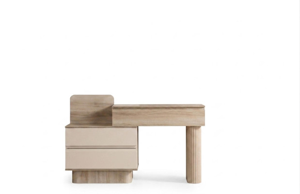 Schminktisch Spiegel praktisch schön geräumig beige modern neu