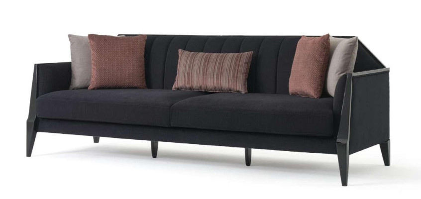 Komplettes Polstermöbel 3+1 Sitzer Wohnzimmer TV Lowboard Set 5tlg