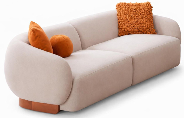 Wohnzimmergarnitur 4 + 3 + 1-Sitzer-Sofa Polstergarnitur Sessel modern