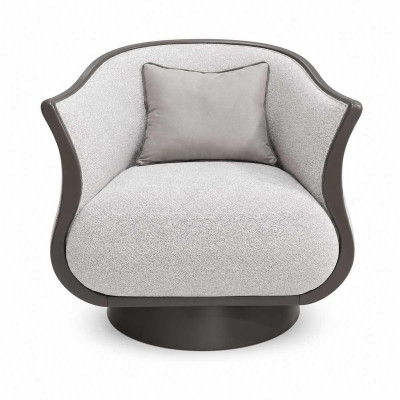 Wohnzimmer Sessel Moderner Design Grau Polstermöbel Polstersessel
