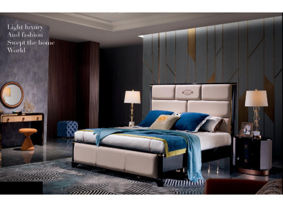 Chesterfield Design Sänky 120x200cm Puusänky Hotellihuone Parivuode
