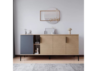Braun Harmaa Vaalea Moderni Suorakulmainen Lipasto Olohuone Luxus Design