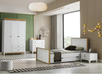 Beige Luxustuoli Terassi Design Puupöytä Suorakaiteen Muotoinen Moderni