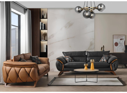 Vesivuode sänky täydellinen nahkasänky pehmeä sänky patjalla Chesterfield