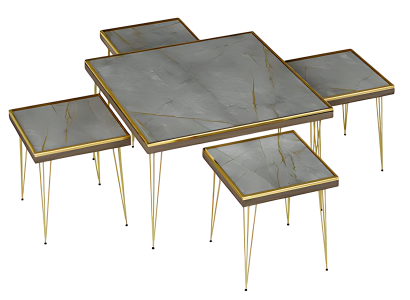 Braune Büro EInrichtung Designer Sitzmöbel Arbeitszimmer Sessel Tisch