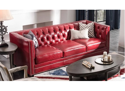 Chesterfield Harmaa Nojatuoli Verhoilukalustus Moderni Tyyli Olohuone
