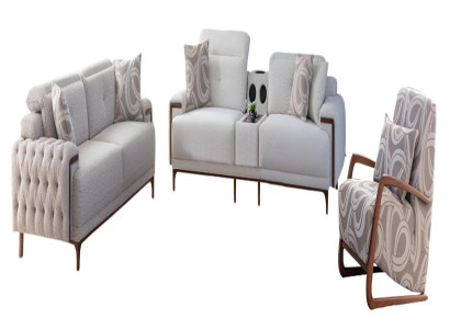 XXL Chesterfield-nahkasohva 4-istuttava design-tyylillä