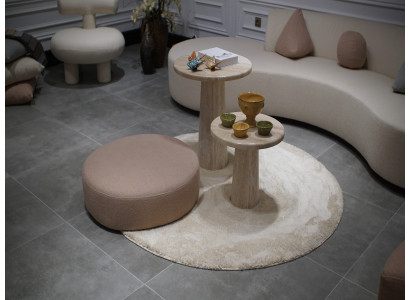 XXL Tumma beige Sohva 3-istuttava Chesterfield Verhoiltu Istuinosan Nahkasetti
