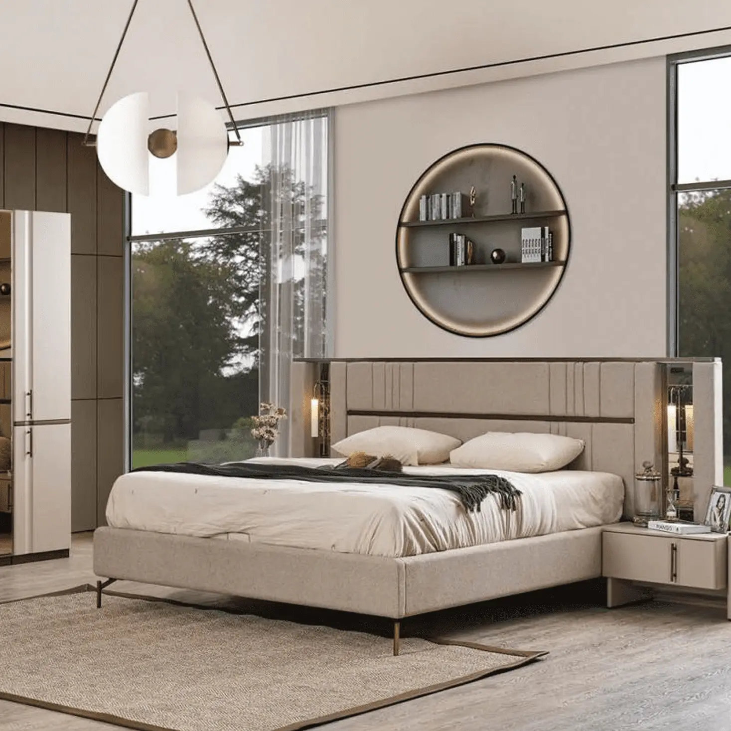 Tyylikäs makuuhuone