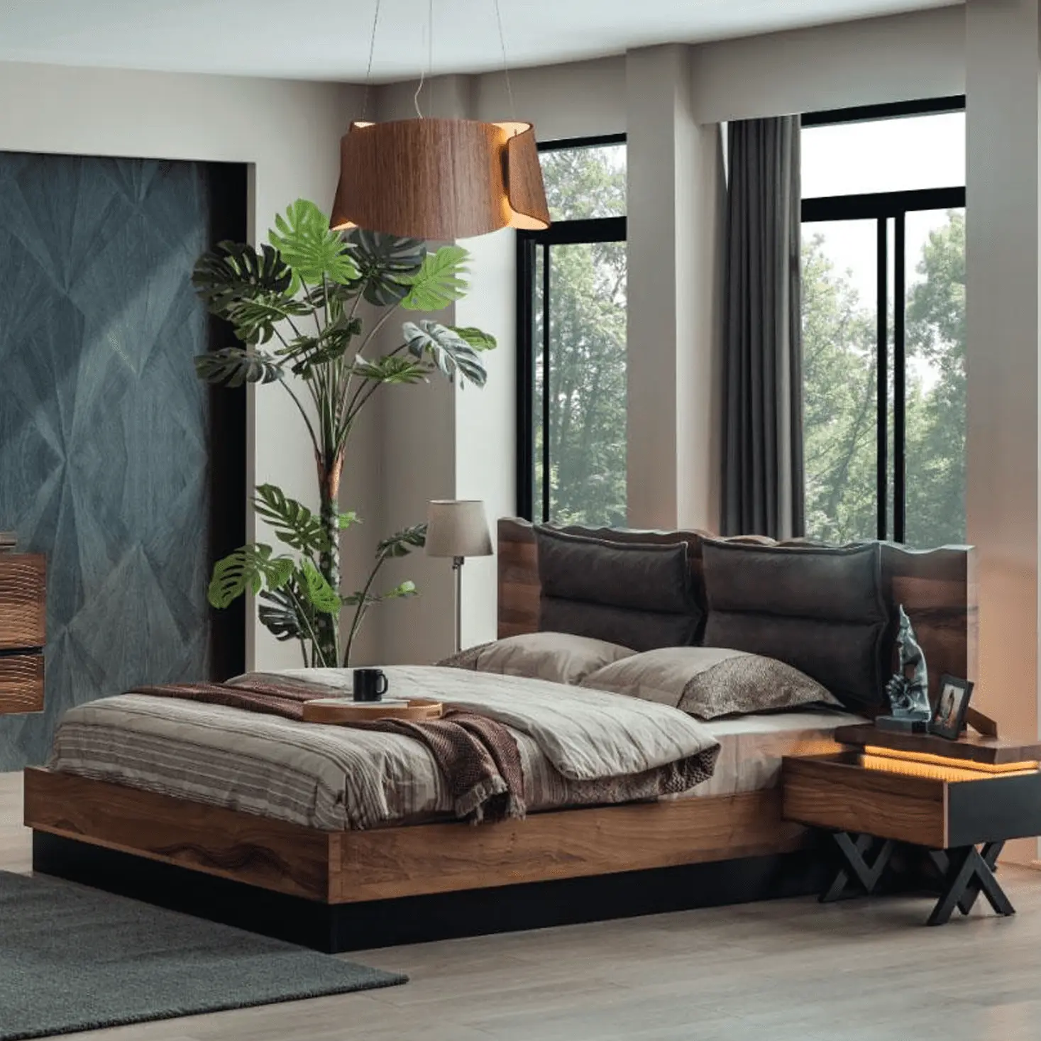 Makuuhuoneen sisustus